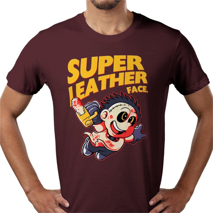 Texas Chainsaw Massacre x Super Mario Bros - Super Leatheface T Shirt