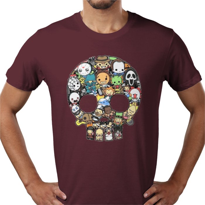 Horror Skull Montage T Shirt
