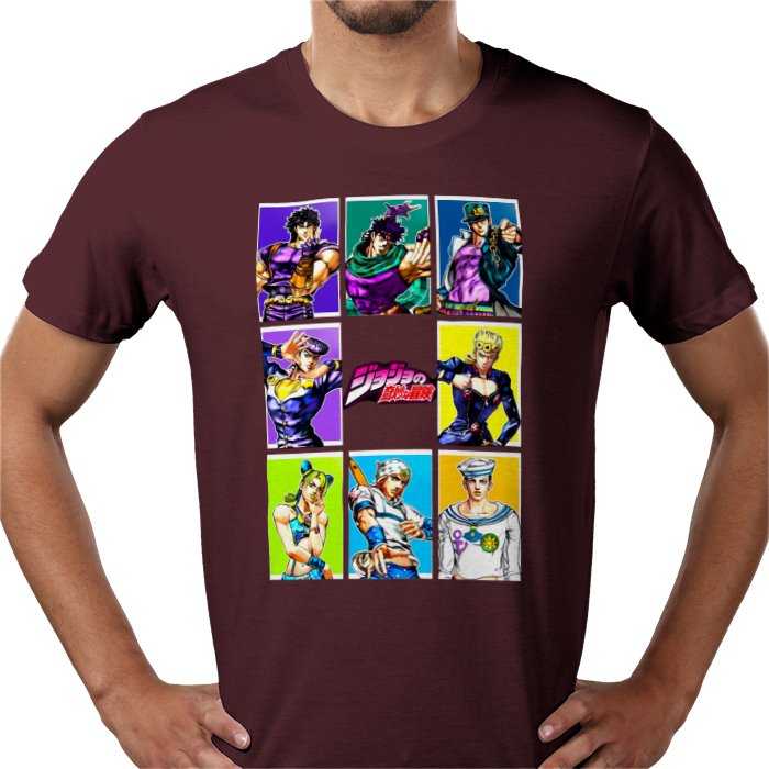 JoJo's Bizarre Adventure - Grid Collage T-Shirt