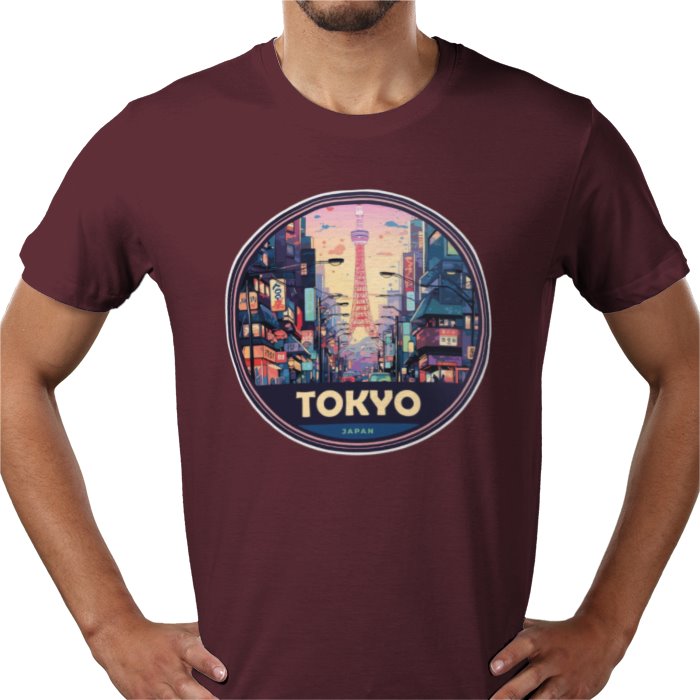 Tokyo Japan Badge T-shirt