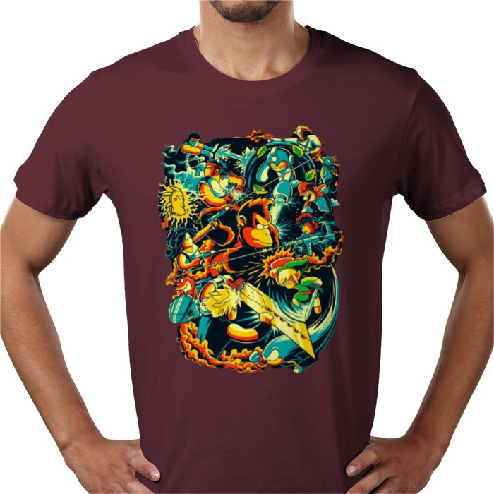Retro Gamer Collage T-Shirt
