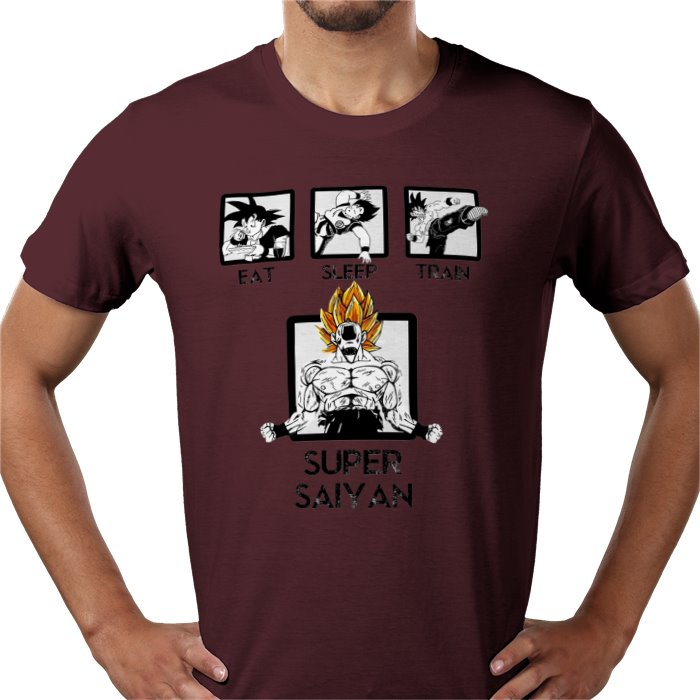 Dragonball Z - Eat Sleep Train T-shirt