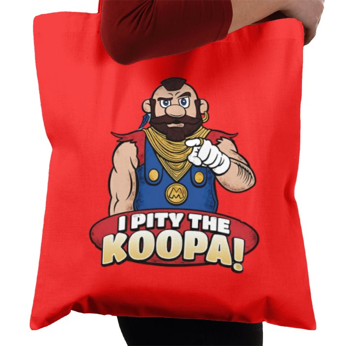 The A Team & Super Mario Bro's - I Pity The Koopa Tote Bag