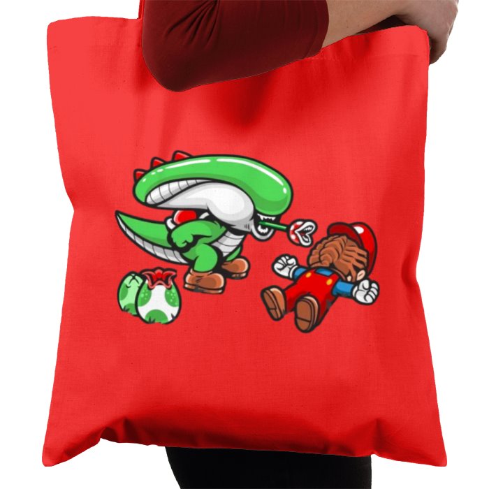 Super Mario Bro's & Alien - Xenomorph Bro's Tote Bag