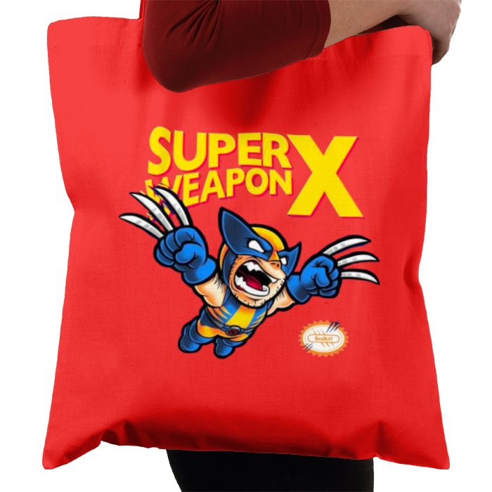 Super Mario Bro's & Wolverine - Super Weapon X Tote Bag