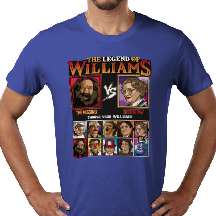 Robin Williams & The Legend Of Zelda -The Legend Of Williams T-shirt