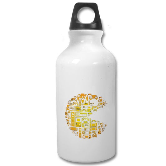 Pac-Man Collage Water Botte