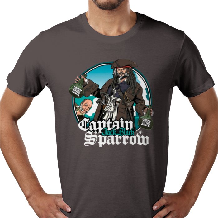 Jack Black x Pirates Of The Caribbean — Captain Jack Black Sparrow T-Shirt