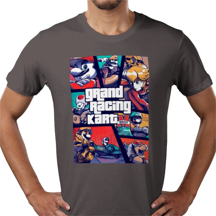 Mario Kart x Grand Theft Auto - Grand Racing Kart T-Shirt