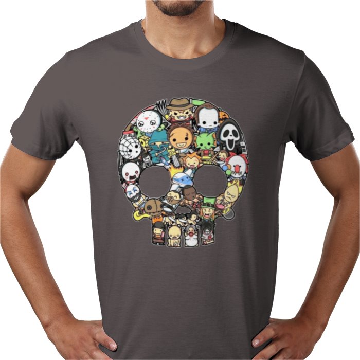 Horror Skull Montage T Shirt