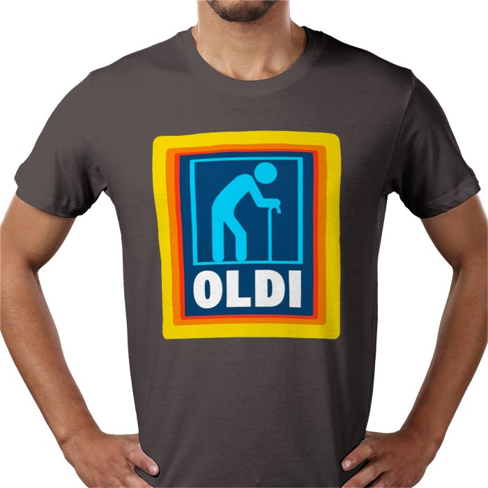 ALDI Parody OLDI T-shirt