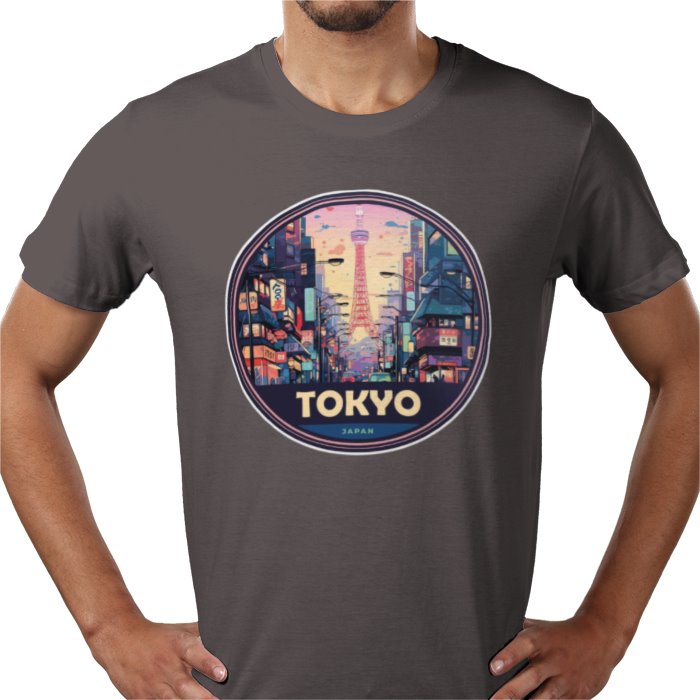 Tokyo Japan Badge T-shirt