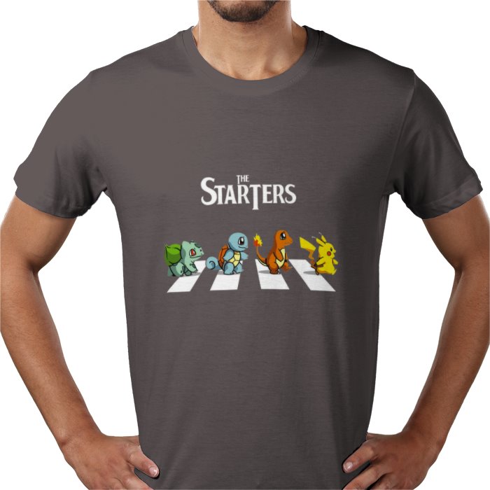 Pokémon & The Beatles - Abby Road Starters T-shirt