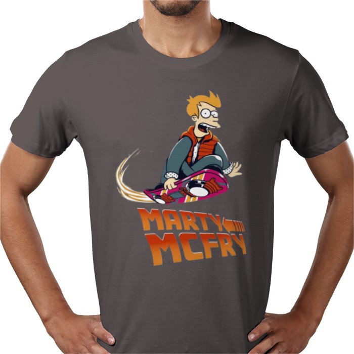 Futurama x Back To The Future - Marty McFry T-shirt