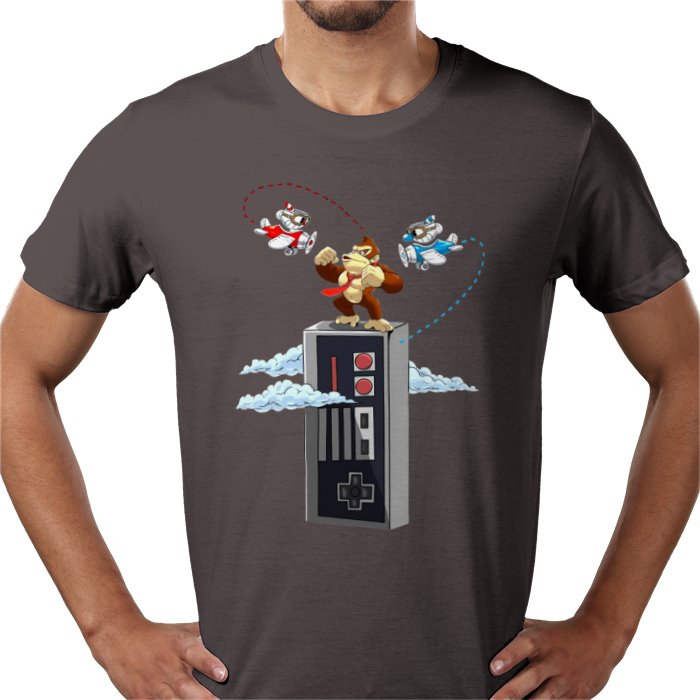 Donkey Kong x Cuphead x King Kong Parody - Kong Of New Donk T-Shirt