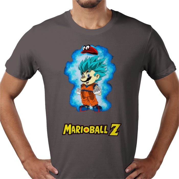 Super Mario x Dragonball Z - Super Saiyan Mario T-shirt