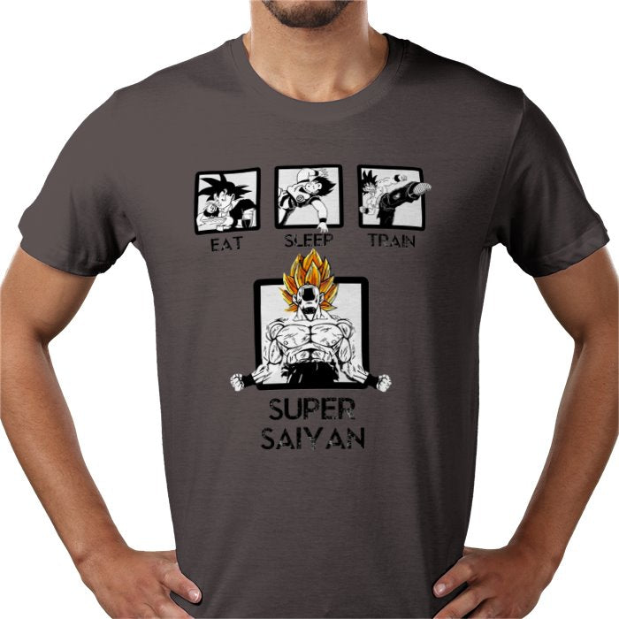 Dragonball Z - Eat Sleep Train T-shirt