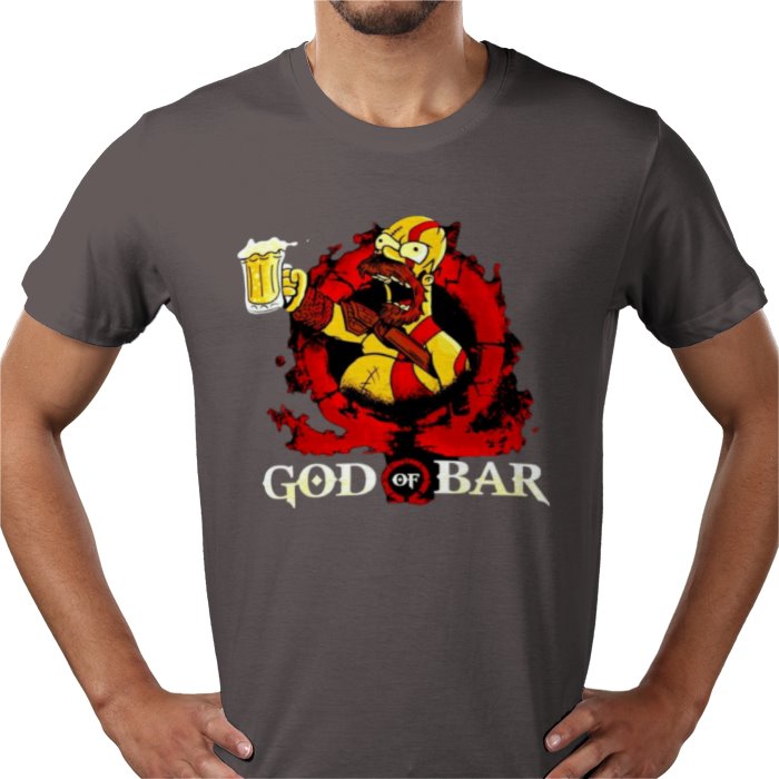 The Simpsons & God Of War - God Of Bar T-shirt