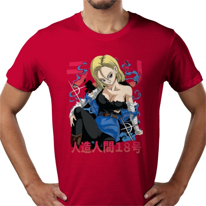 Dragon Ball Z Raunchy Android 18 T-Shirt | Android 18 DBZ Anime Tee