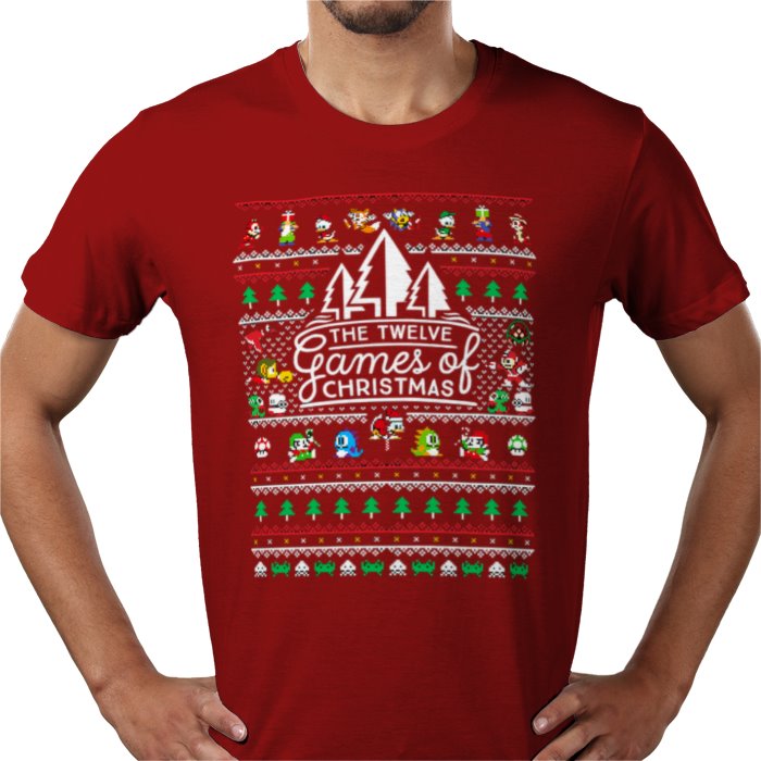 Ugly Jumper Style - 12 Games Of Christmas T Shirt