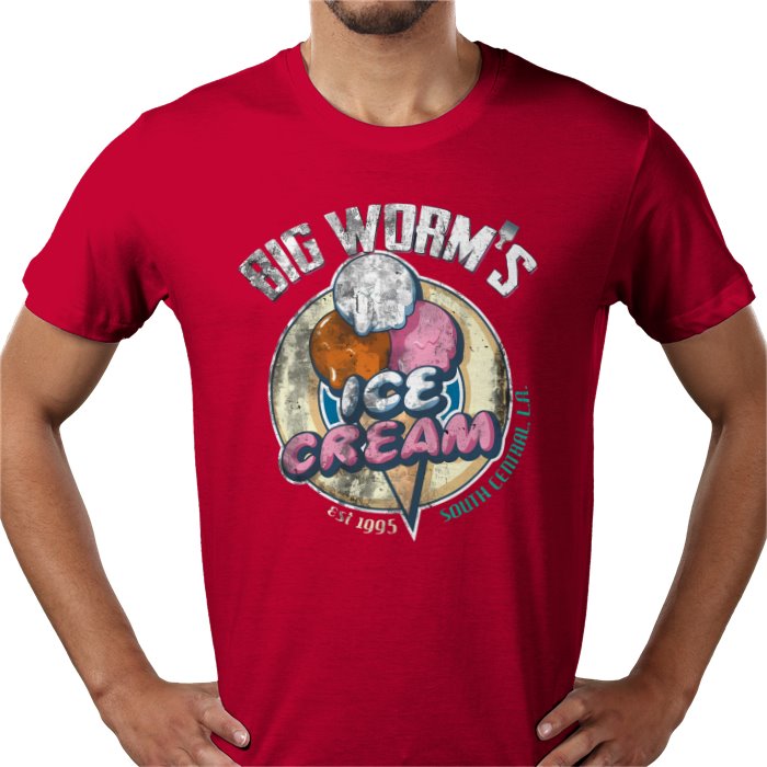 Friday - Big Worms Ice Cream T-Shirt