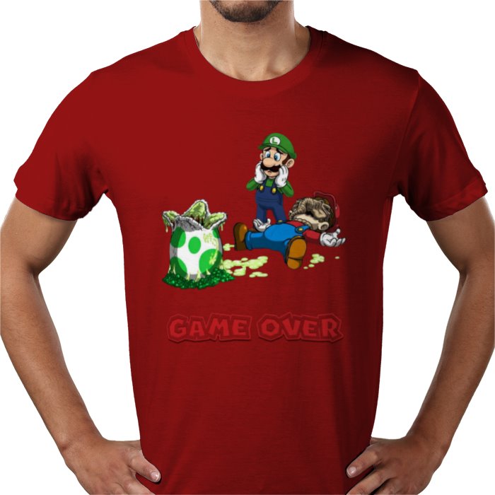 Super Mario x Aliens - Xeno Egg Game Over T-shirt
