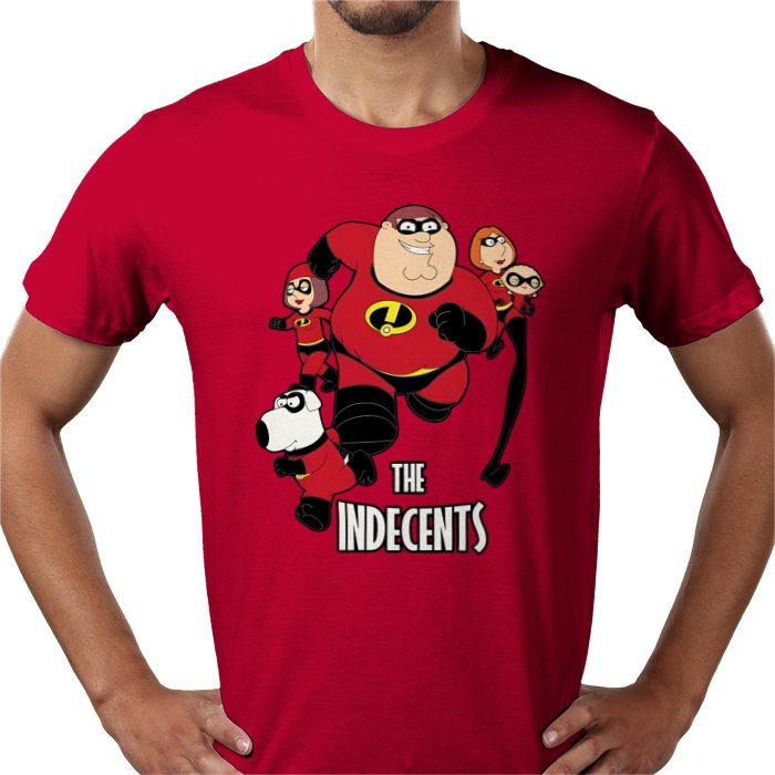 Family Guy x The Incredibles Parody - The Indecents T-Shirt