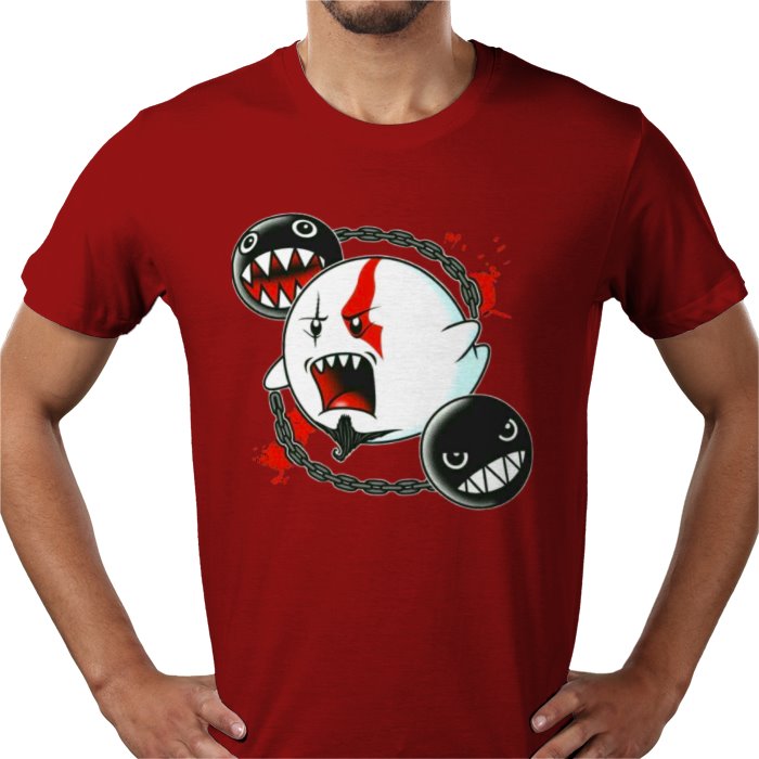 Super Mario x God Of War - Ghost Of War T-Shirt