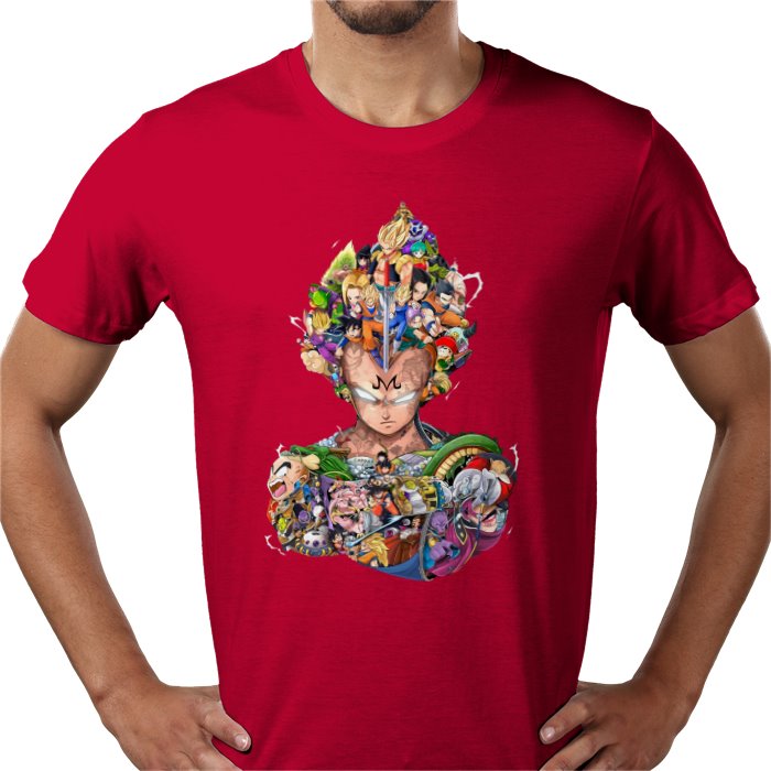 Dragon Ball Z - Vegeta Collage T-Shirt