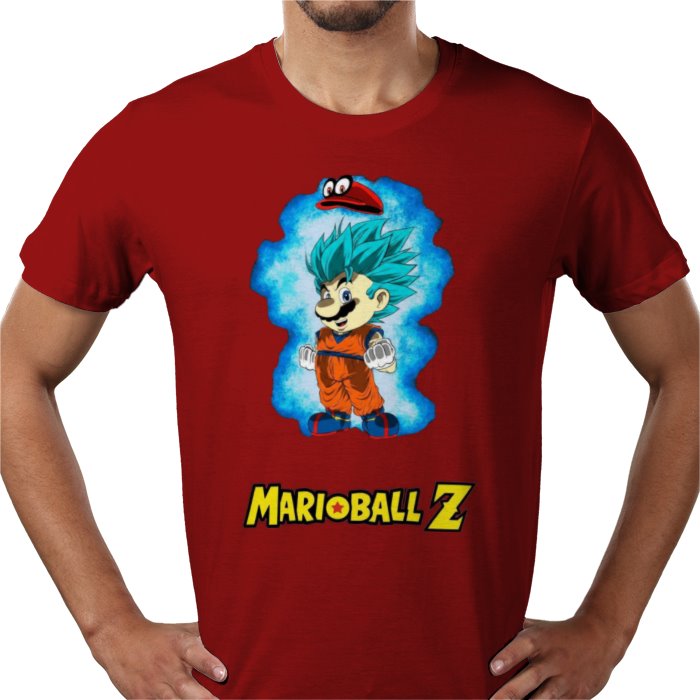 Super Mario x Dragonball Z - Super Saiyan Mario T-shirt
