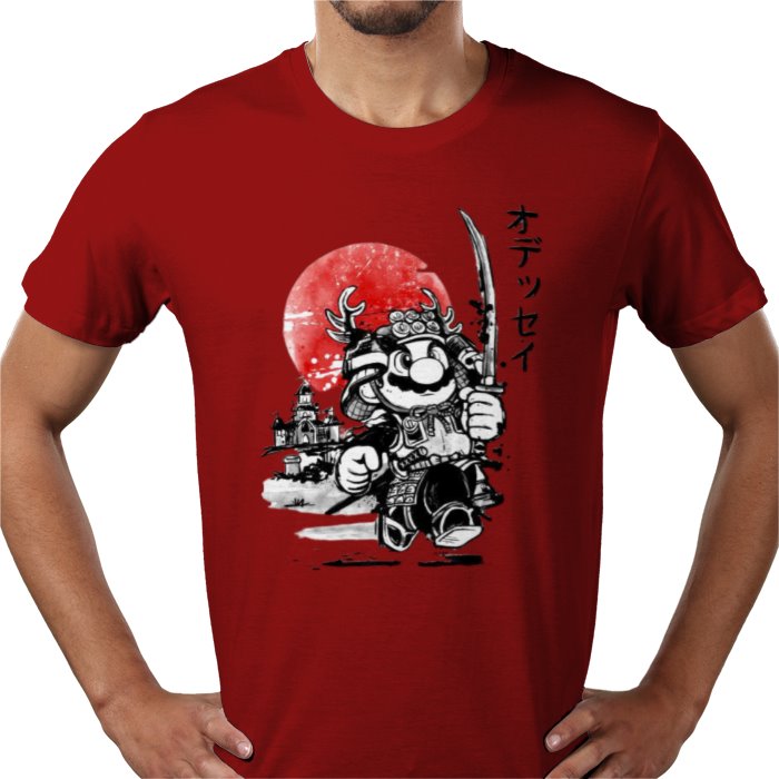 Super Mario Bro's - Samurai Mario T-shirt