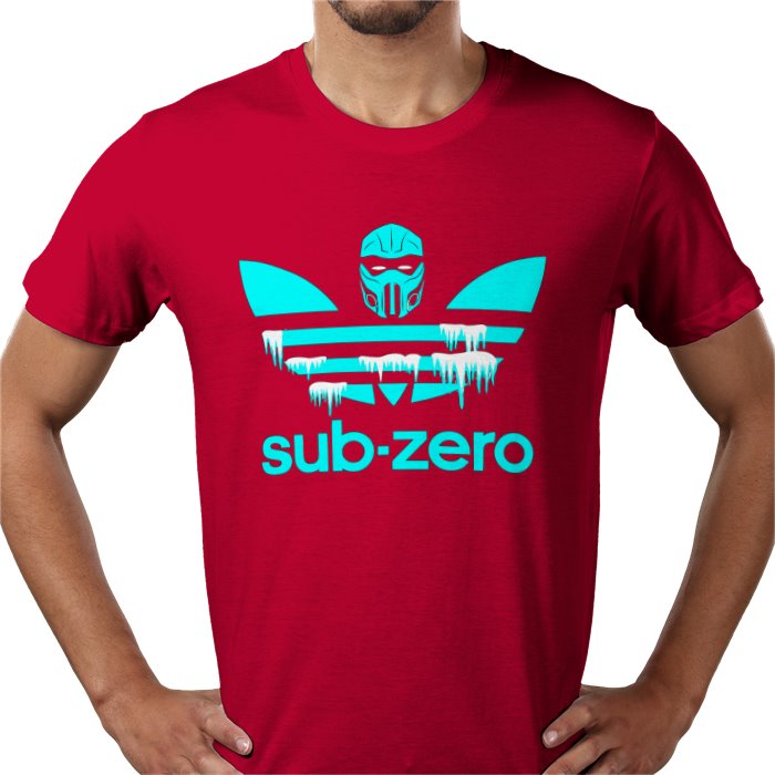 Mortal Kombat x Adidas — Sub-Zero Theme T-Shirt