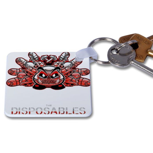Super Mario Bro's x The Expendables - The Disposables Keyring