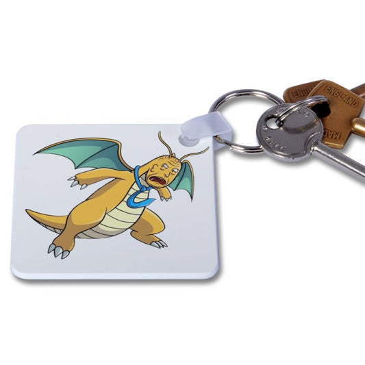 Rick & Morty x Pokémon - Dragonite Keyring