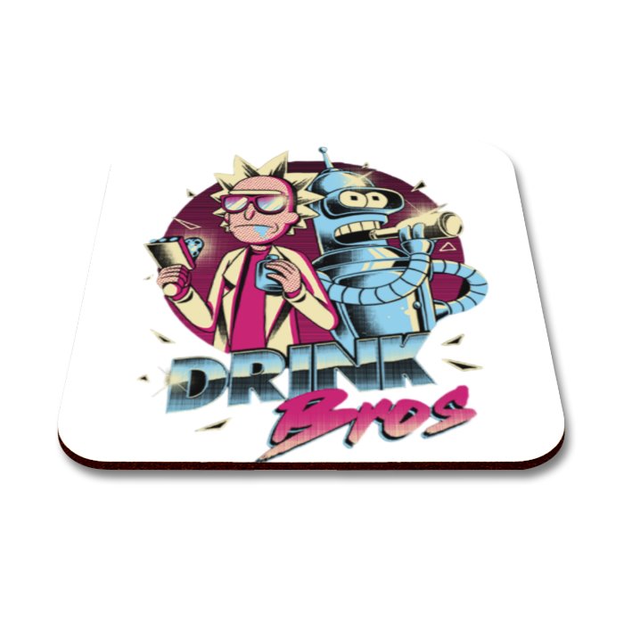 Drink Bro's Square Coasters
