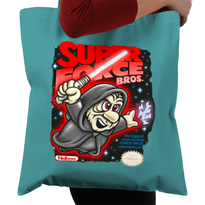 Super Mario Bro's & Star Wars - Super Force Bros Tote Bag