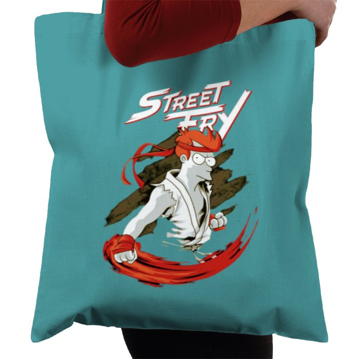 Futurama x Street Fighter - Street Fry Tote Bag
