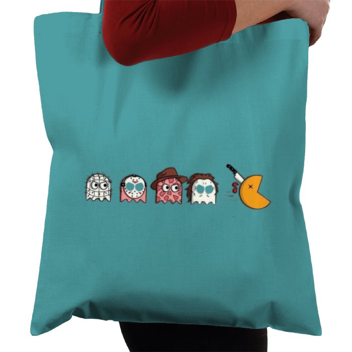 Pacman & Horror Movies - Horror Mashup Tote Bag