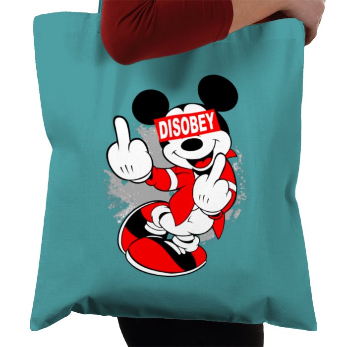 Mickey Mouse - Disobey Tote Bag