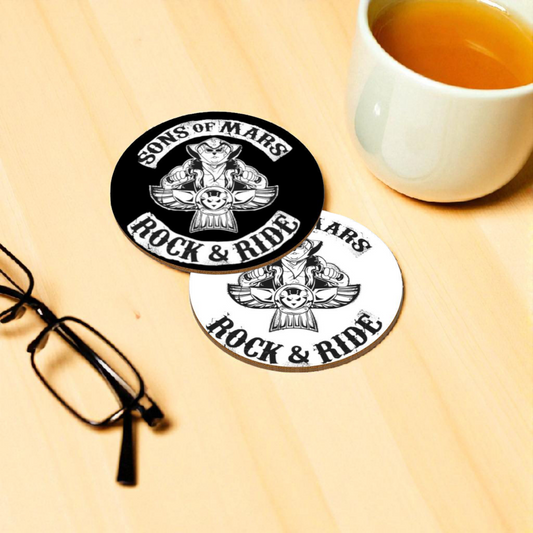 Biker Mice From Mars x Sons Of Anarchy - Sons Of Mars Round Coasters