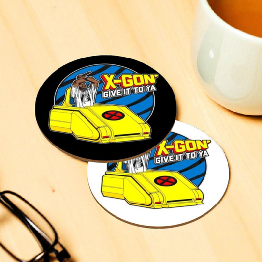 DMX x X-Men The Animated Series - X-Gon Give It To Ya Round Coasters