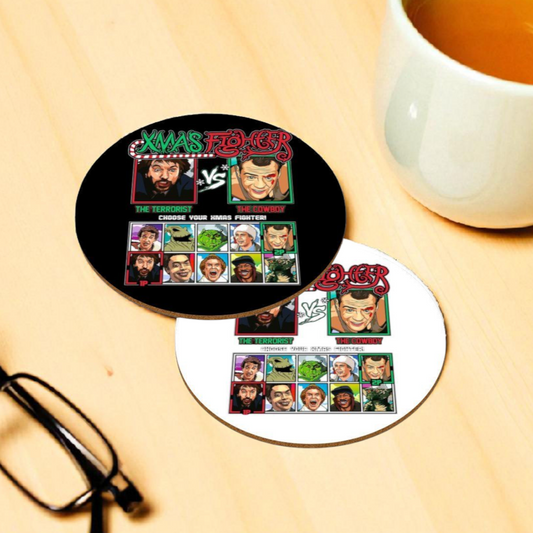 Terrorist Vs Cowboy Round Coasters