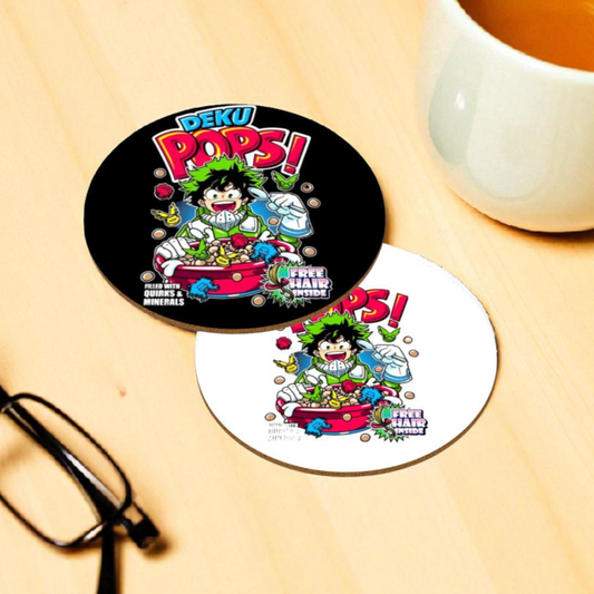 My Hero Academia - Deku Pops Round Coasters