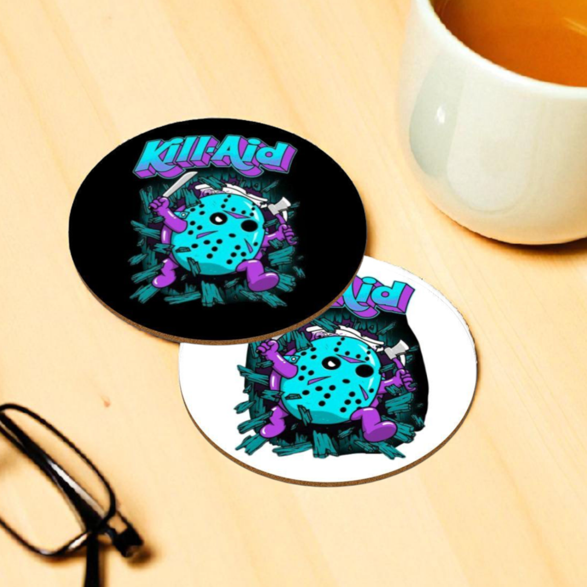 Kool-Aid x Friday 13th - Kill Aid Round Coasters