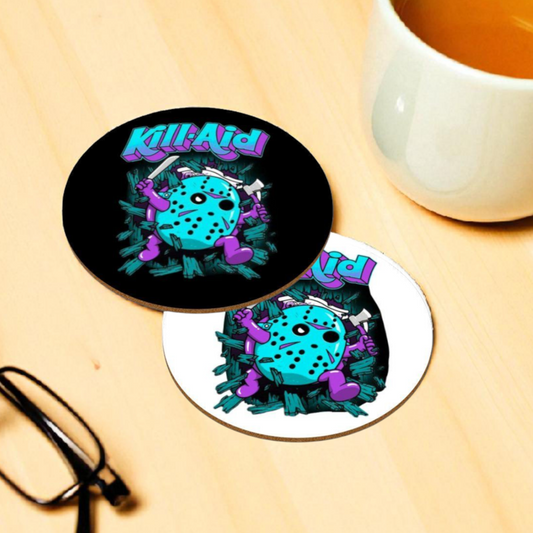 Kool-Aid x Friday 13th - Kill Aid Round Coasters