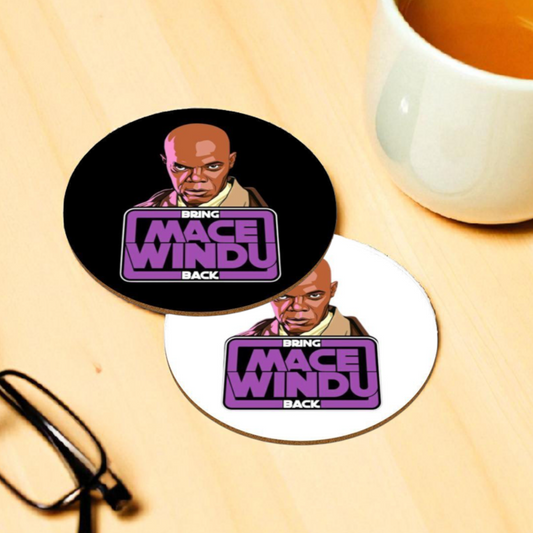 Samuel Jackson x Star Wars - Bring Back Mace Windu Round Coasters