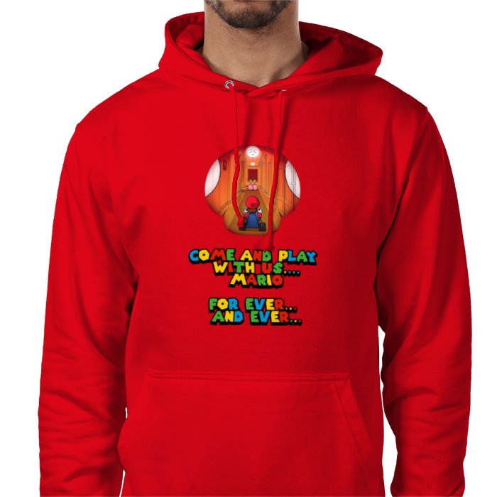 Super Mario x The Shinning - Come Play With Us Value Hoodie