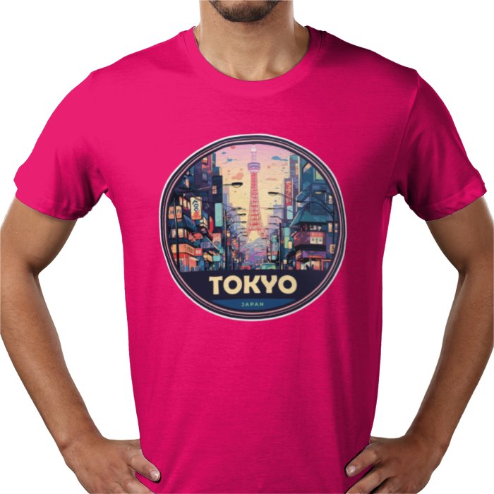 Tokyo Japan Badge T-shirt