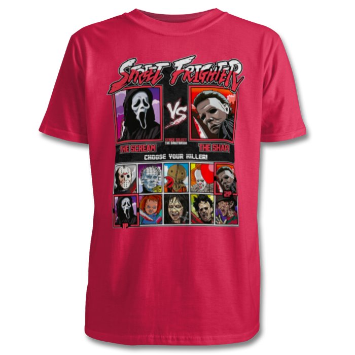 Horror Movies & Street Fighter - Street Frighter T-shirt