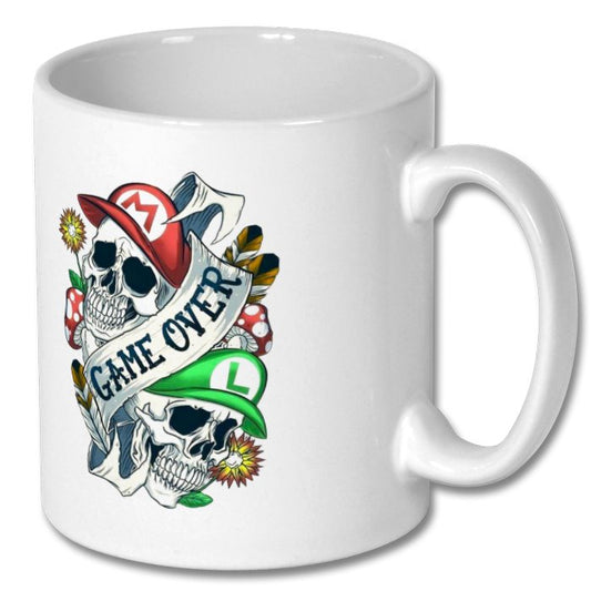 Super Mario Bro's - Game Over Tattoo Mug
